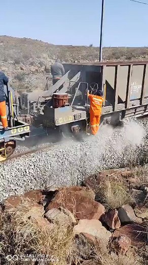 Ballast Train Offloading Process by Transnet