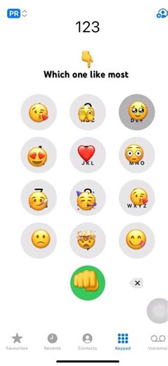 Both Sounds❤️keypad and music with emojis 😍🎧 #iphone #keypad #shorts #ringintone #keypadvibes