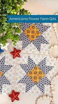 Star Flower Block 13 ✨ Fast, Accurate Flying Geese! | Americana Flower Farm Sampler
