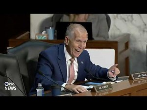 WATCH: Sen. Tillis questions FBI Director Patel on National Guard deployment costs