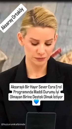 İnstaksaray on Instagram: "Aksaray Ortaköylü hayırsever ♥️♥️ #kesfetteyiz #viralreels #reels #esraerol"