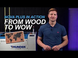Laser Wood Cutting Machine Demo | Thunder Nova Plus in Action