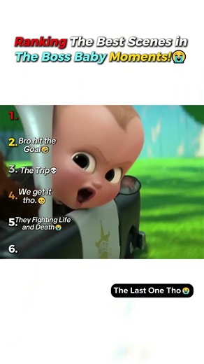 Ranking The Most Hilarious in The Boss Baby’s Moments 😭