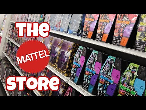 Doll Hunting at the Mattel store! Monster High, Barbie