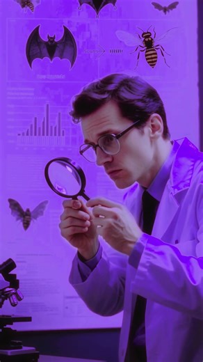 This Bat Sounds Like a Wasp?! 🦇🐝 #facts #animalfacts #didyouknow #wildlifesecrets