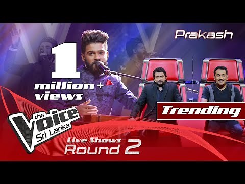 Prakash K. | #Uppena - Nee Kannu Neeli Samudram | Live Shows Rounds 02 | The Voice Sri Lanka