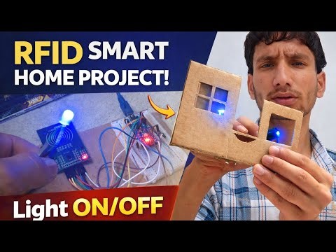 RFID Card Light Control Project 🔥 | how can I made | Arun Vlogs