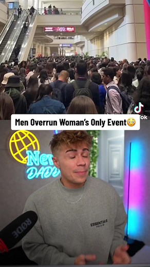 Men Overrun Woman’s Only Event😳