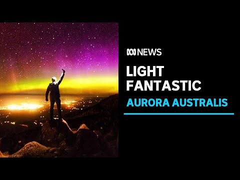 A southern lights delight. The Aurora Australis puts on a spectacular show | ABC News