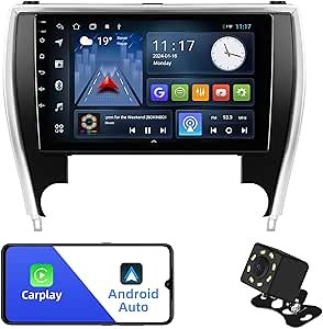 Amazon.com: 2+32G Android 12 Double Din Car Stereo for Toyota Camry 2015-2017 with 10.1 Inch Touchscreen Radio Built-in Bluetooth 5.4/WiFi 6/Wireless Carplay/Android Auto/GPS/FM/AUX-in/SWC/Backup Camera : Electronics