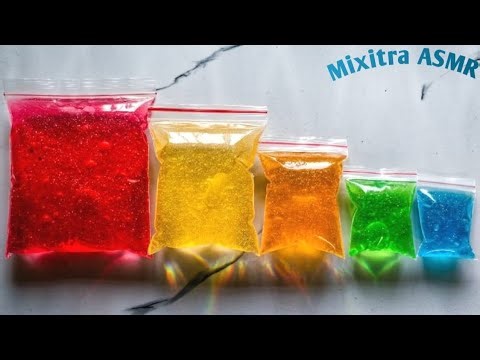 Small to Giant Slime Unboxing 🌈 ASMR Most Satisfying Slime Ever! Oddly Satisfying,#mixitraasmr