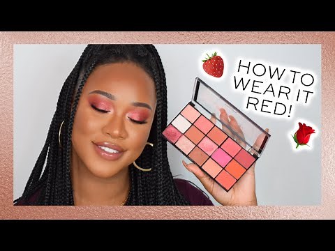 REVOLUTION | RED EYESHADOW TUTORIAL WITH MAKEUP BY TAMMI