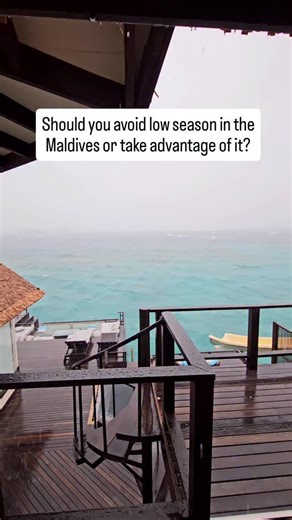 The Resorts Collection - Luxury travel agents on Instagram: "Low season in the Maldives has a bad reputation but the reality is very different from what most people imagine. After spending more than 300 nights in the Maldives, we can count on one hand the number of days that actually felt like true bad weather. Low season does not mean constant rain. It means the weather is less stable than during high season. Conditions can change quickly, sometimes within an hour, unlike high season which is m