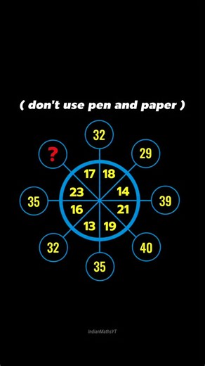 Indian Maths on Instagram: "Can you solve it? Follow for more. #maths #reasoning"