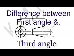 Difference Between First angle and Third angle ||Engineering Drawing|Engineering Graphics and design