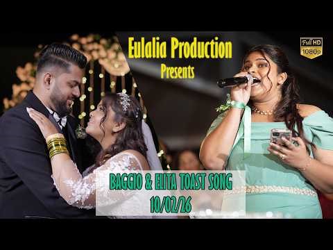 New Konkani Wedding Toast song 2026 | Baggio & Elita | By Shanaiya Fernandes