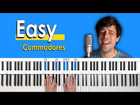 How To Play "Easy" by Commodores [Piano Tutorial + Chord Chart]