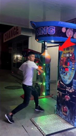 smashed boxing punching machine#shortvideo