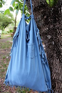No Sew Hobo Bag tutorial - Crafty Gemini