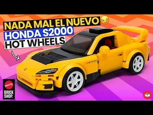 📣 The SPECTACULAR Honda S2000 from Mattel Brick Shop HOT WHEELS, Lego-style 🔥