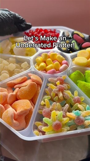 🥺🐙Let’s make an UNDERRATED Candy Platter! Would you try these underrated candies…?🐙🥺 #shorts