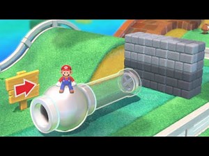 Can you launch Mario through a wall in Super Mario 3D World + Bowser's Fury?
