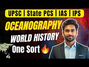 Oceanography Geography for UPSC | Complete Notes & Concepts for Prelims & Mains