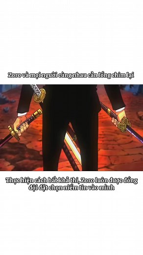 Thực hiện cách bất khả thi, Zoro luôn được đồng đội đặt chọn niềm tin vào mình #luffy #bangmurom #onepiece #anime #foryou #fyp #xuhuong