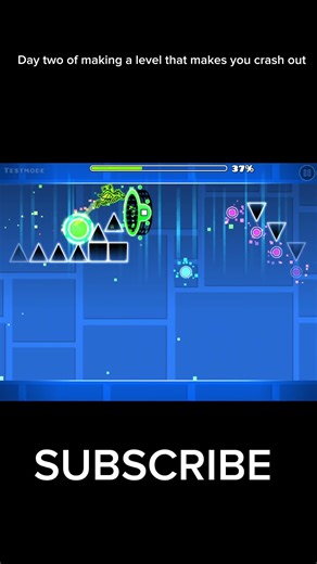 Day two of Making a Level That Makes You Crash out #geometrydash #gdupdate #gd #gaming #crashout