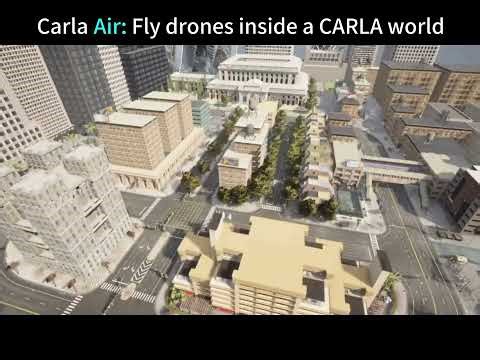 CarlaAir — Fly Drones Inside a CARLA World | Air-Ground Co-Simulation Platform