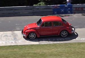 The Nurburgring Is Often Full of Classic VW Beetles, Sometimes with Porsche Power