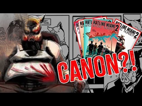 Are the Hotline Miami Comics CANON?!!