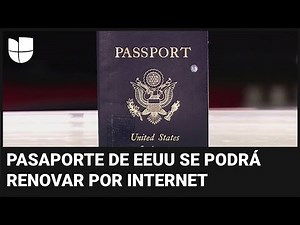 Need to renew your U.S. passport? Now you can do it from the comfort of your home.