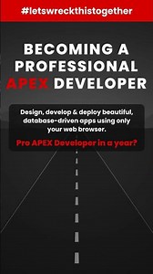 How to Become a Professional Oracle APEX Developer