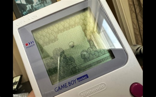 初版经典配色GBP真机演示，GAMEBOY pocket