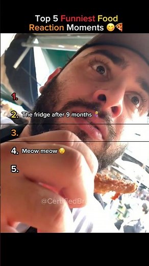 Top 5 Funniest Food Reaction Moments (First Bite Reactions!) 😂🍕