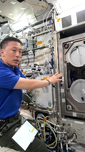 Jonny Kim on Instagram: "There is a science lab onboard the @iss called the Life Sciences Glovebox. It’s one of the places we conduct biological and life science experiments in a controlled environment. It can control temperature, humidity, and even has a negative pressure environment so we can work with hazardous materials. Recent experiments in the LSG include a study to determine how bone cells can respond to various conditions in microgravity and determining if higher fidelity protein crysta