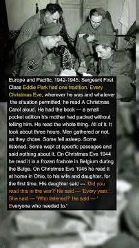 Soldier Spent Every Christmas Eve of the War Reading the Same Story Aloud | Military History Talks