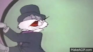 Bugs Bunny- Brick in Glove Slap on Make a GIF