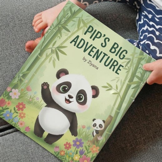 Panda Digital Storybook for Kids | Printable Bedtime | Montessori & Homeschool Reading - Etsy