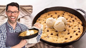 6.8K views · 492 reactions | Soft and gooey, this Skillet Cookie is perfect for cookie lovers. | Preppy Kitchen | Facebook