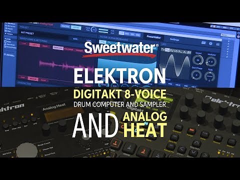 Elektron Digitakt 8 voice Drum Computer/Sampler and Analog Heat — Knobcon 2017