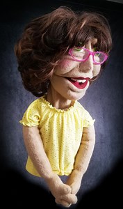 Professional Puppet - Adorable Personality - Soft Sculpted Lady Puppet - Custom Handmade by Maker Dave Baker From the Puppet Arts Workshop - Etsy