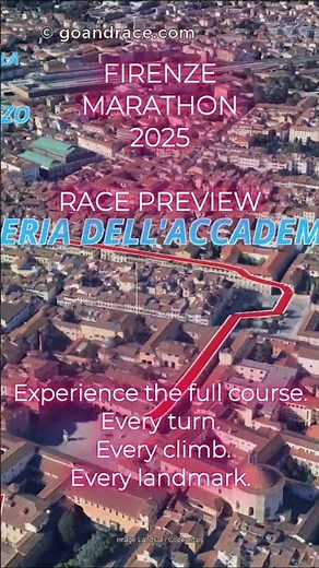 Estra Firenze Marathon 2025: Official 3D Course Preview