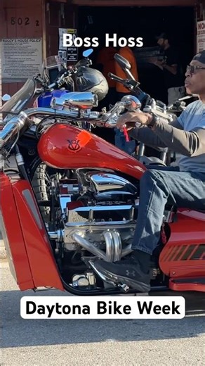 Boss Hoss Pure V8 Sound | Daytona Bike Week 🔥#daytonabikeweek