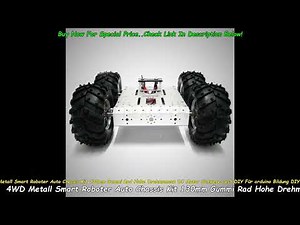 4WD Robot Car Chassis Kit | Metal Build & High Torque | Arduino DIY Project