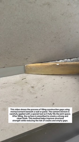 Precision Mortar Gap Filling