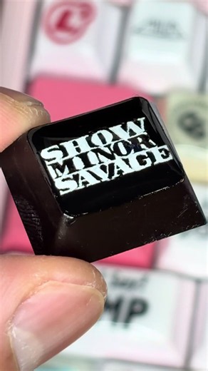 キーキャップにロゴを描く方法：ShowMinorSavageを再現する手順