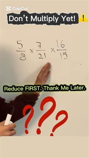 Stop Multiplying Fractions Like This ❌