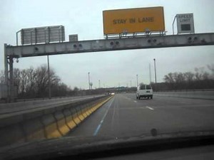 Commodore Barry Bridge EB (Rainy Day)